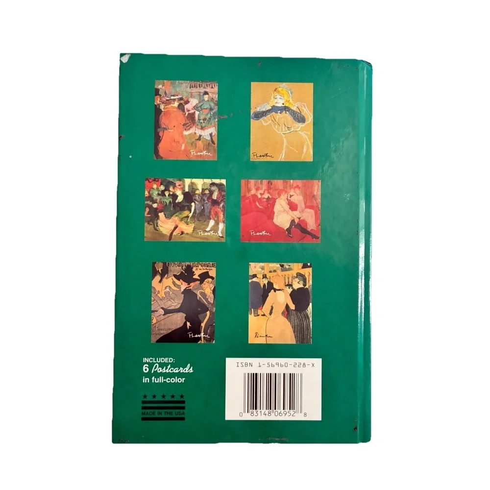Notebook‎ with Meer Print on Front Cover Includes 6 Art Postcards